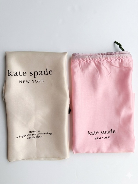 kate spade Handbags - kate spade Pink and Cream Logo Drawstring Dust Bags Set